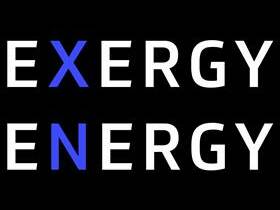 exergy energy black logo